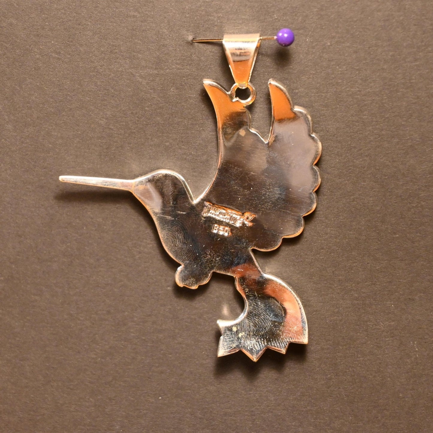 Hummingbird Pendant Silver 950