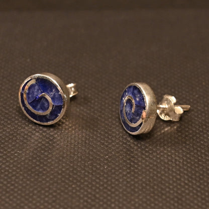 Spiral Earrings Silver 950
