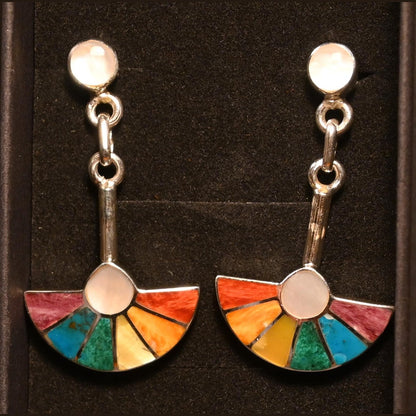 Pendientes Cuchilla Rayos de Sol Plata 950