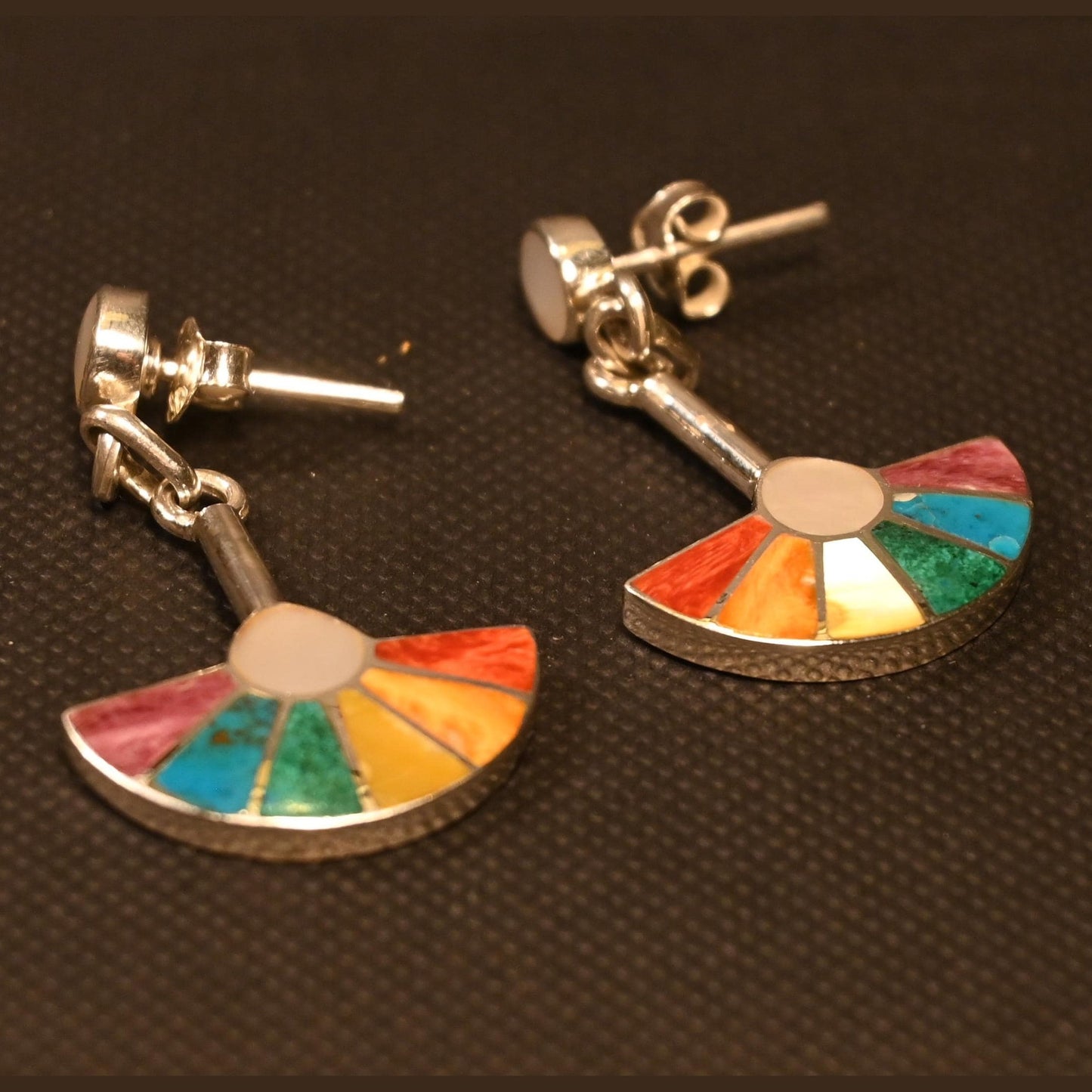 Pendientes Cuchilla Rayos de Sol Plata 950