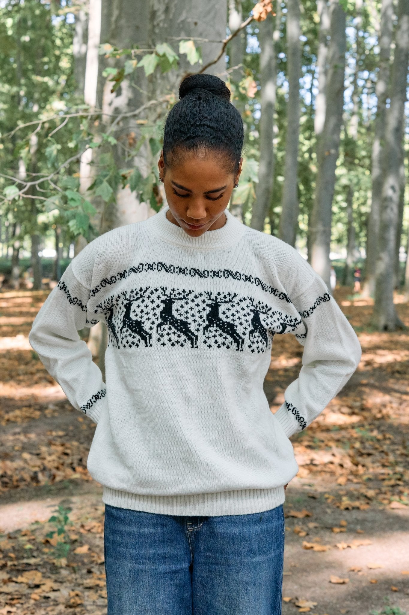 Handmade Christmas Peruvian Alpaca Sweater Unisex