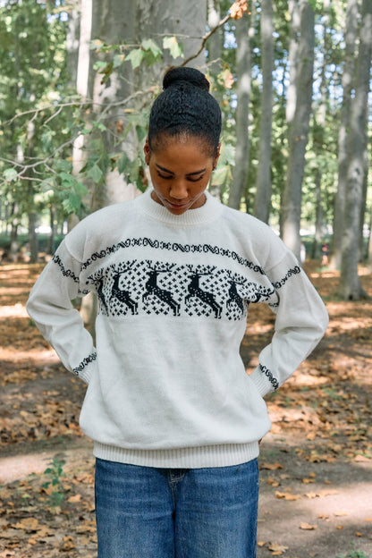 Handmade Christmas Peruvian Alpaca Sweater Unisex