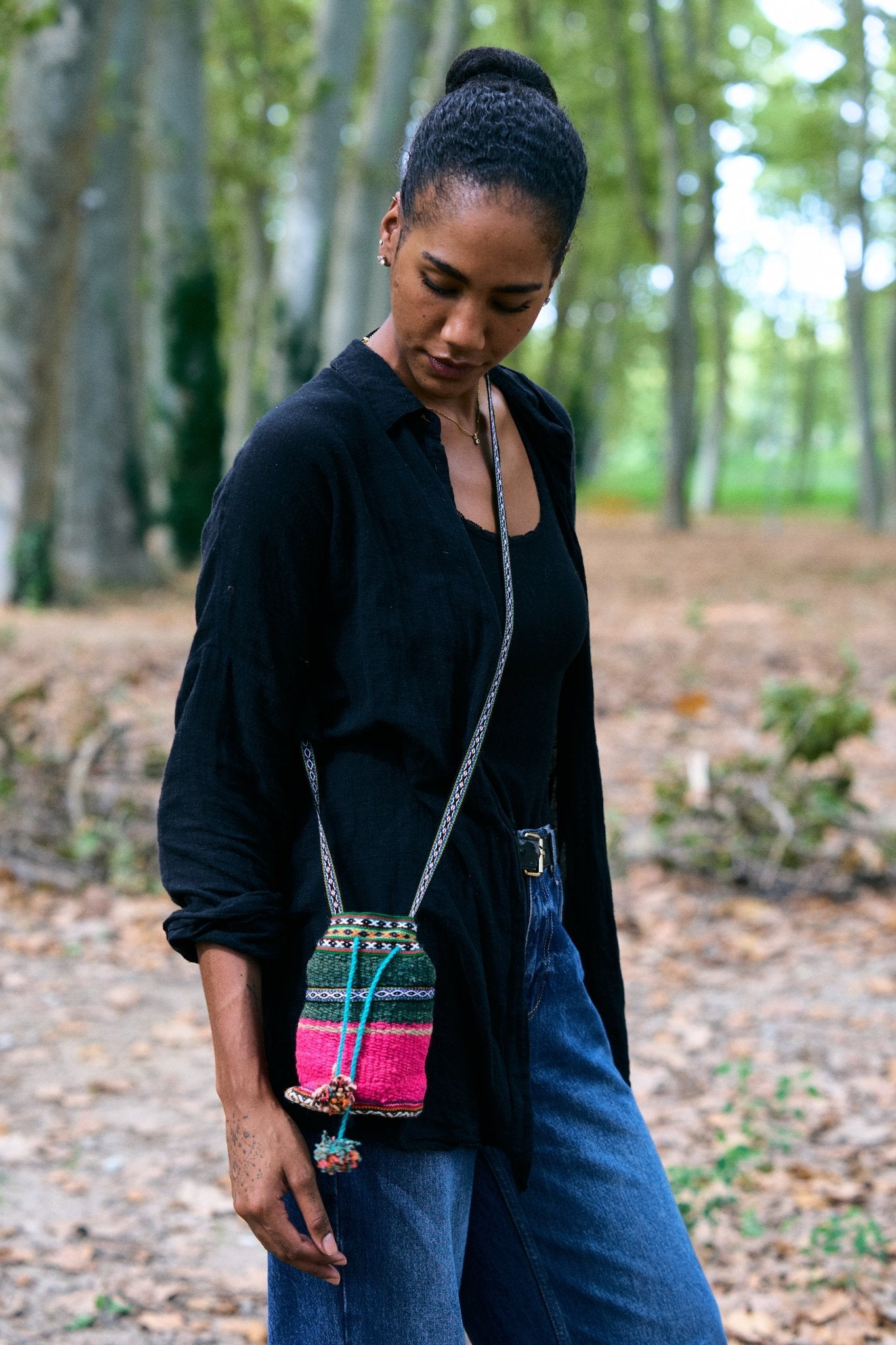 Peruvian mini crossbody bag