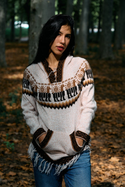 Peruvian alpaca Andean sweater