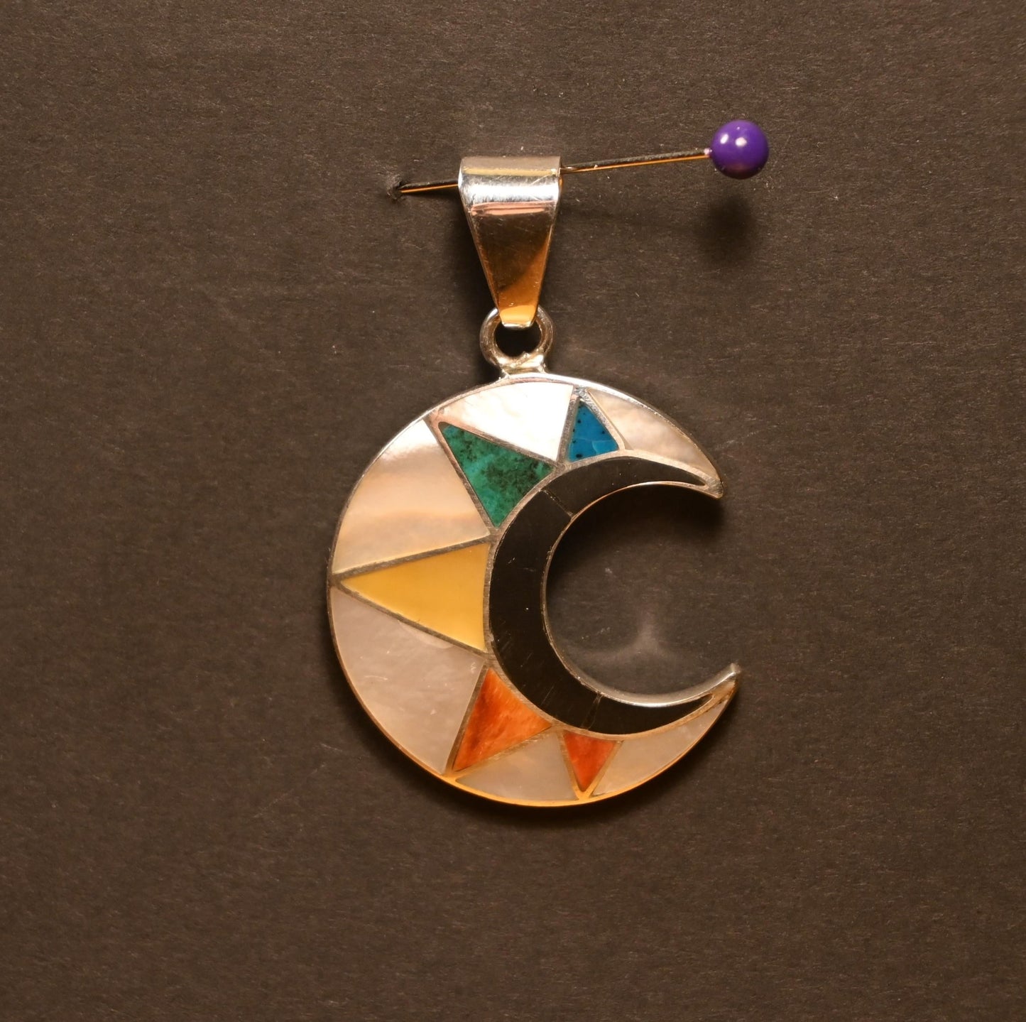 950 Silver Moon Pendant
