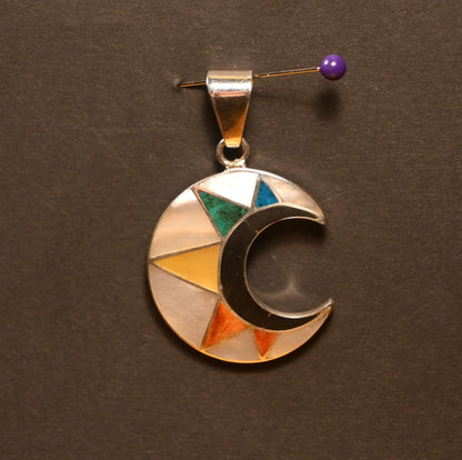 950 Silver Moon Pendant