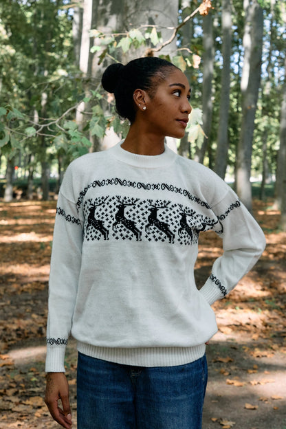 Handmade Christmas Peruvian Alpaca Sweater Unisex