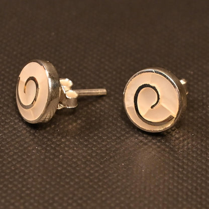 Spiral Earrings Silver 950