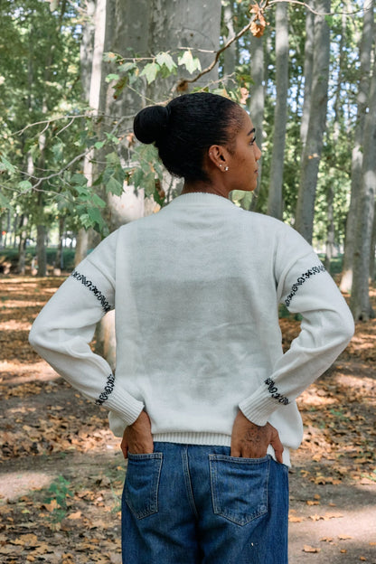 Handmade Christmas Peruvian Alpaca Sweater Unisex