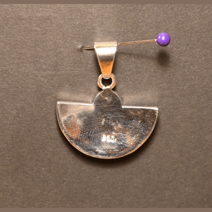 Sonnenstrahl-Anhänger, 950er Silber