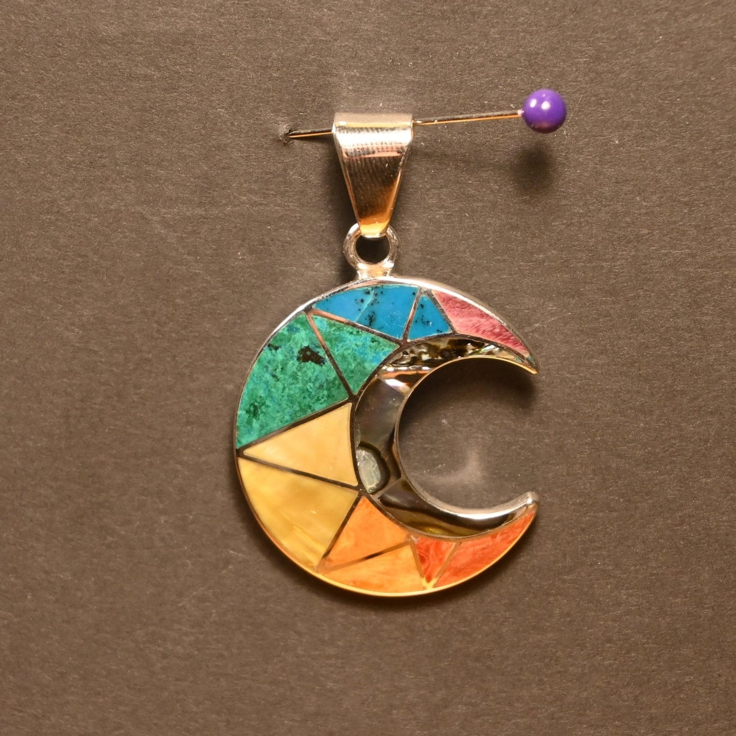 950 Silver Moon Pendant