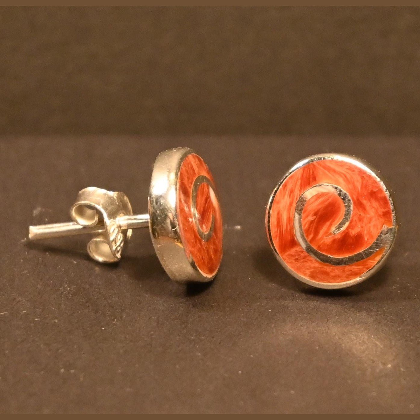 Spiral Earrings Silver 950