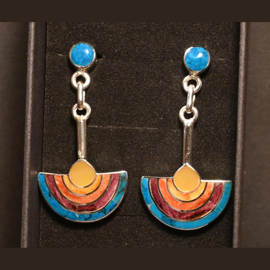 Water Cult Knife Earrings 950 Silver