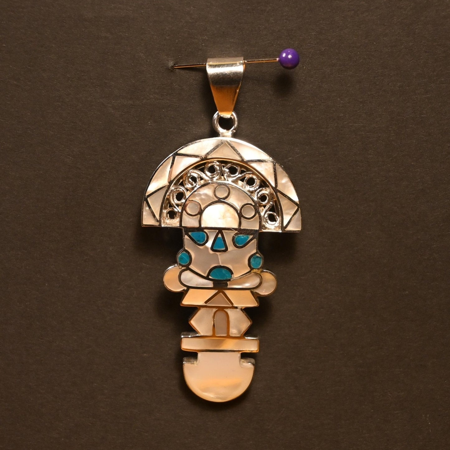 Tumi Pendant Knife Silver 950