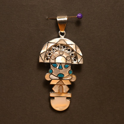 Tumi Pendant Knife Silver 950