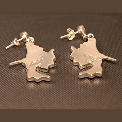 Pendientes Colibrí Plata 950