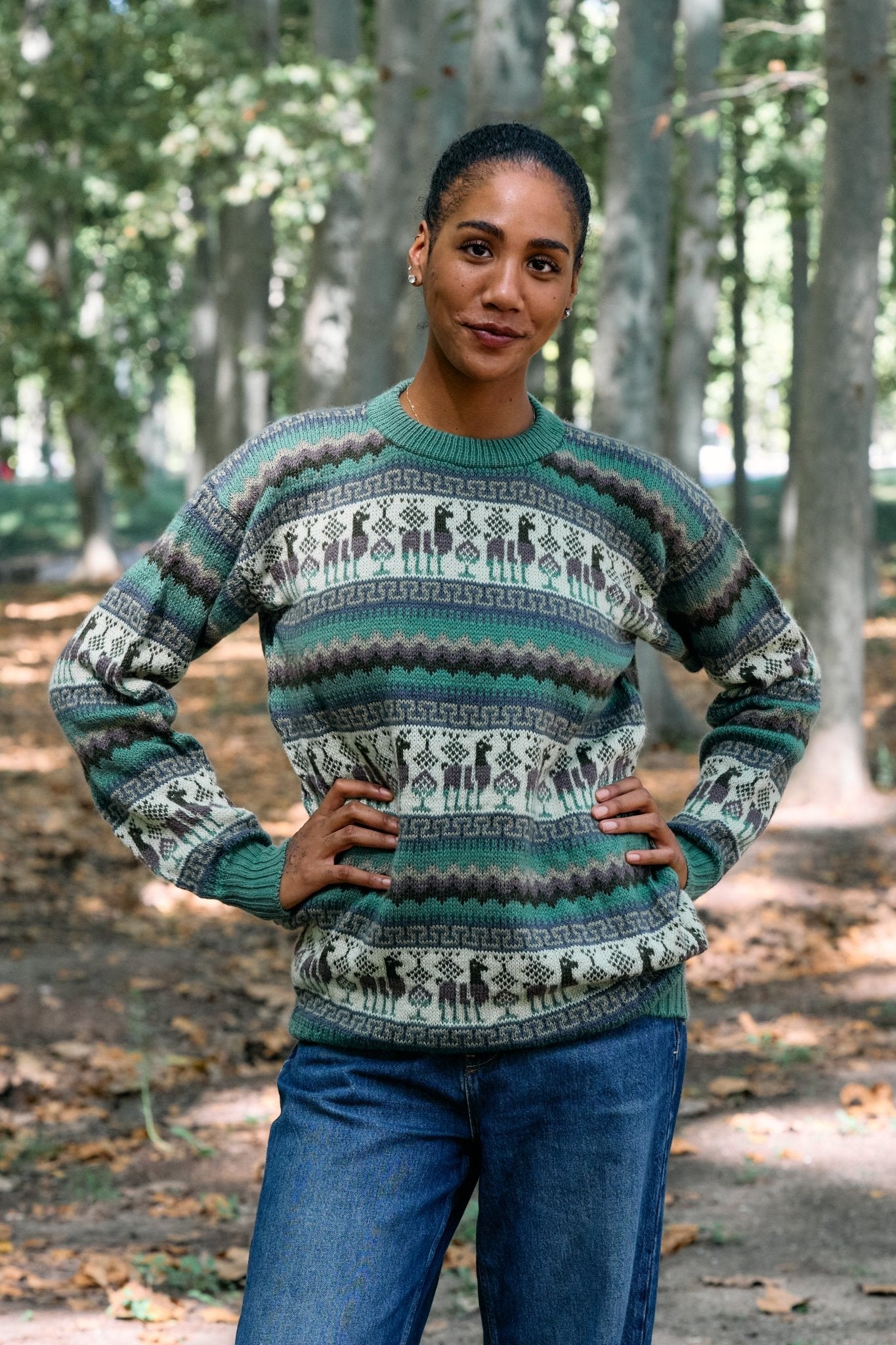 Wide Peruvian Alpaca Sweater