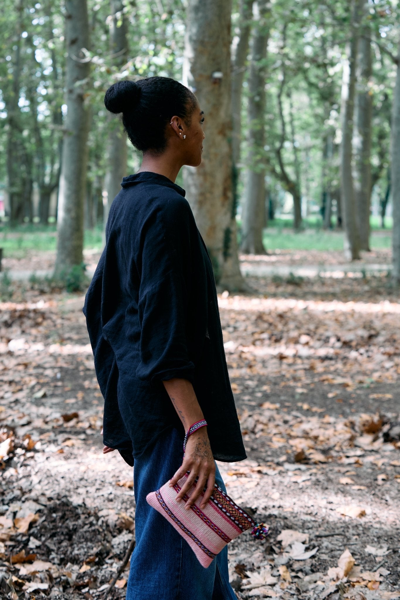 Small zippered pouch wallet