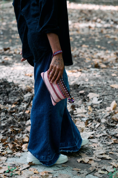 Small zippered pouch wallet