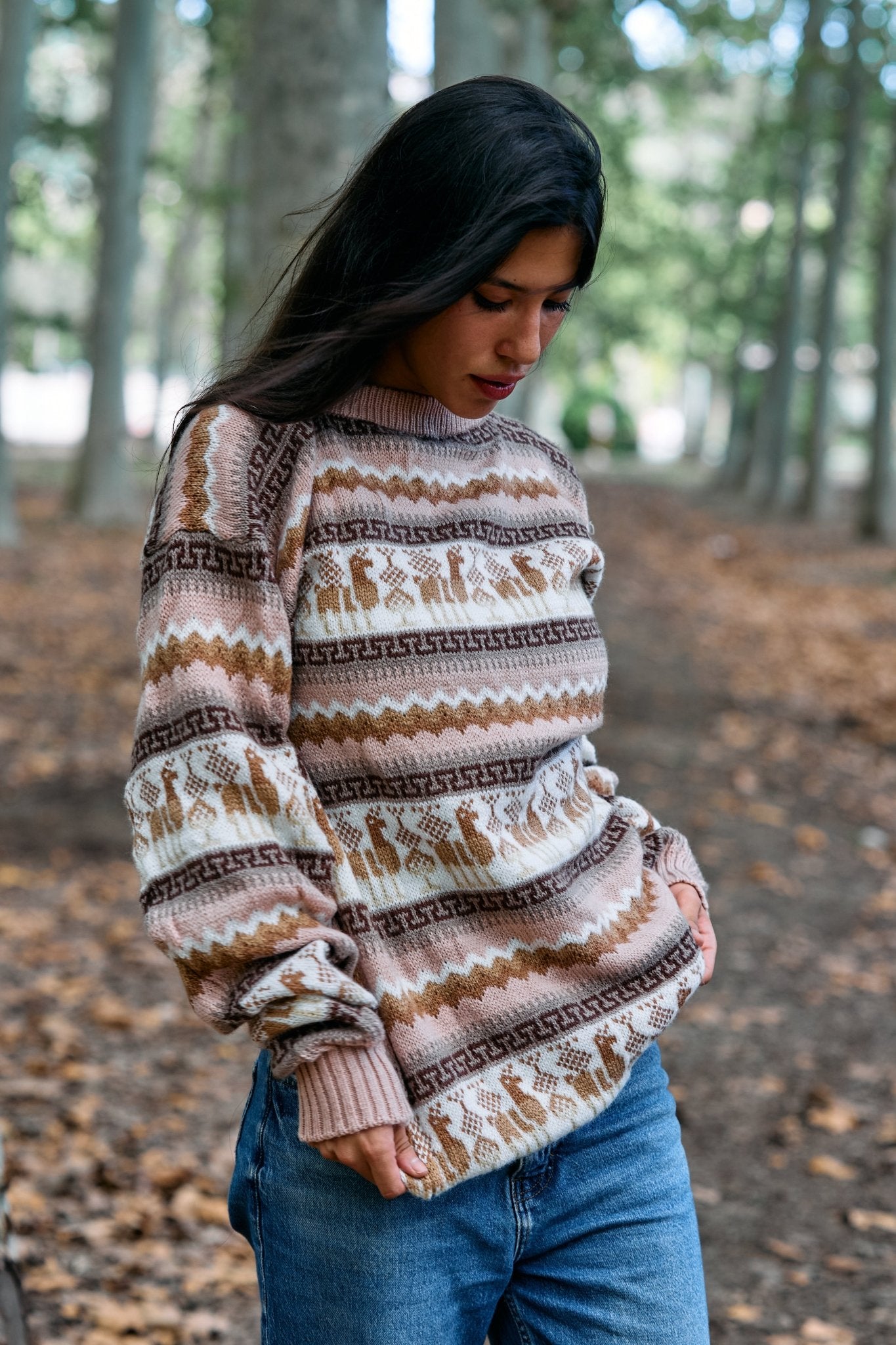 Wide Peruvian Alpaca Sweater