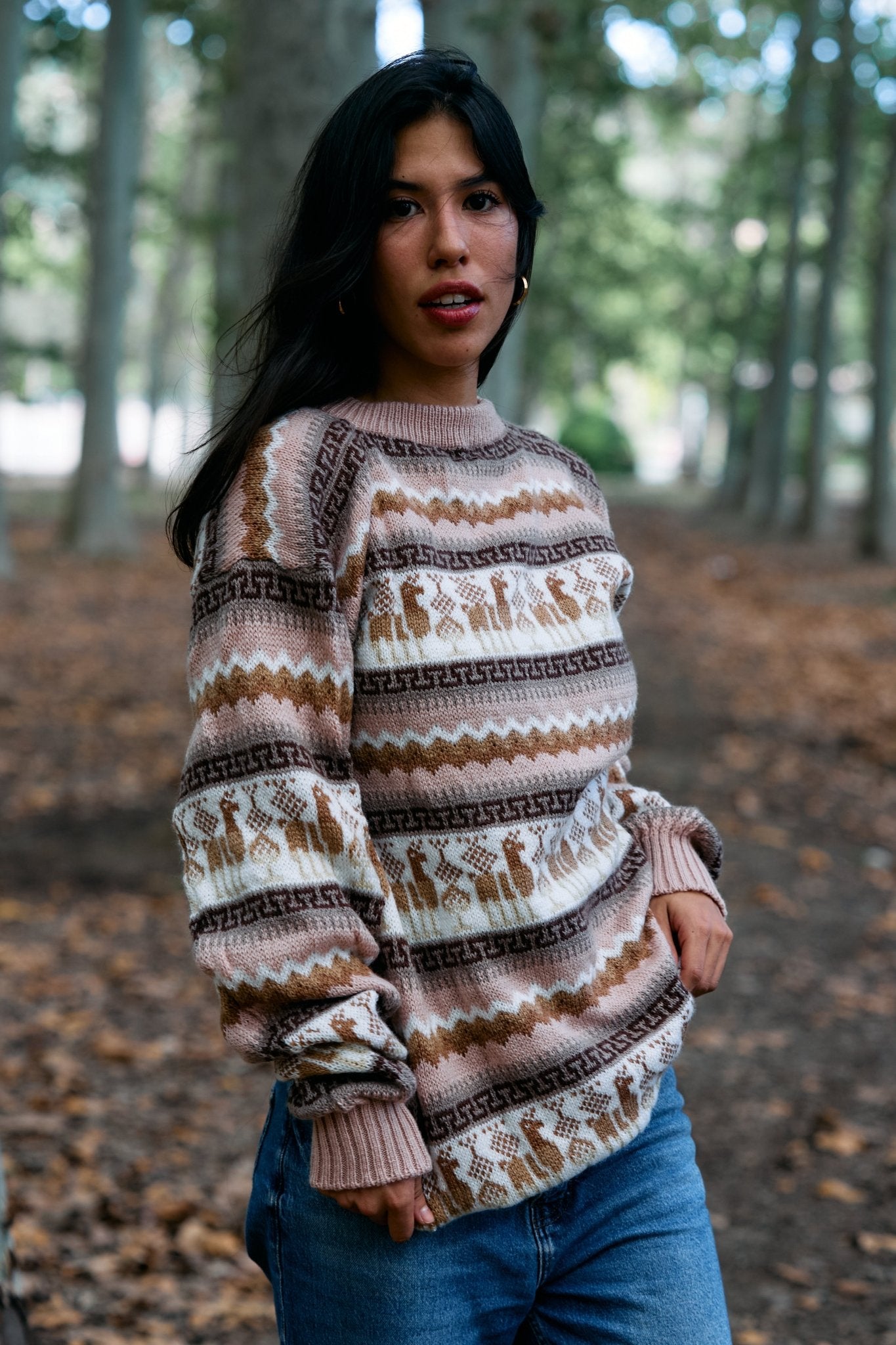Wide Peruvian Alpaca Sweater