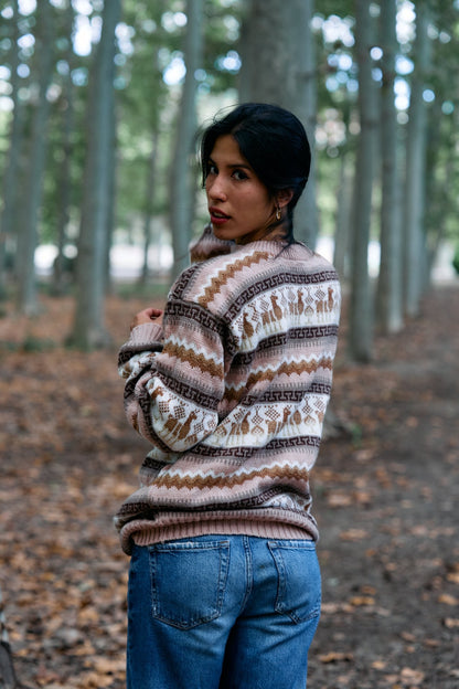 Wide Peruvian Alpaca Sweater