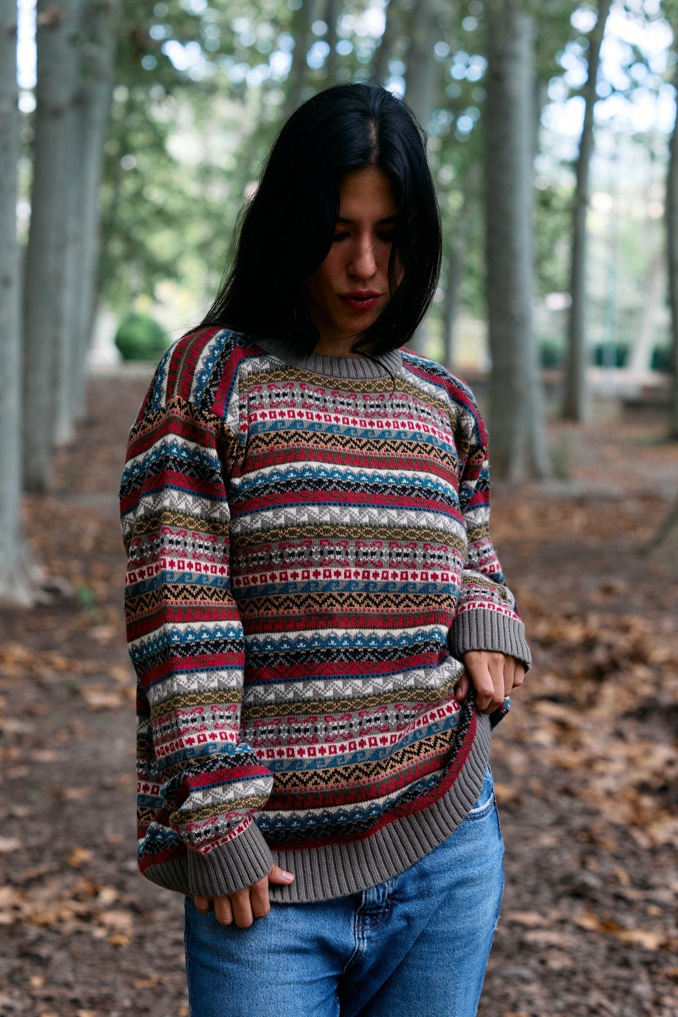 Handmade Peruvian Alpaca Sweater Unisex Deluxe