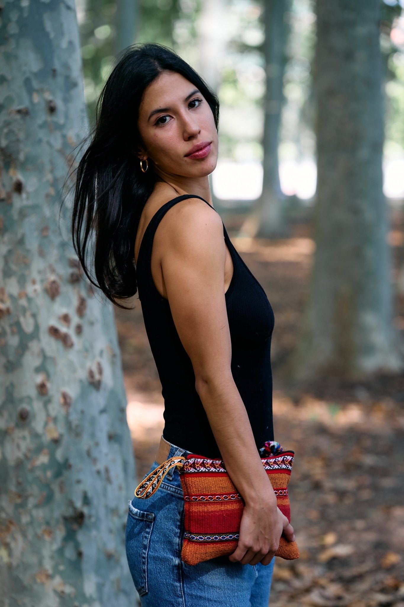 Small zippered pouch wallet