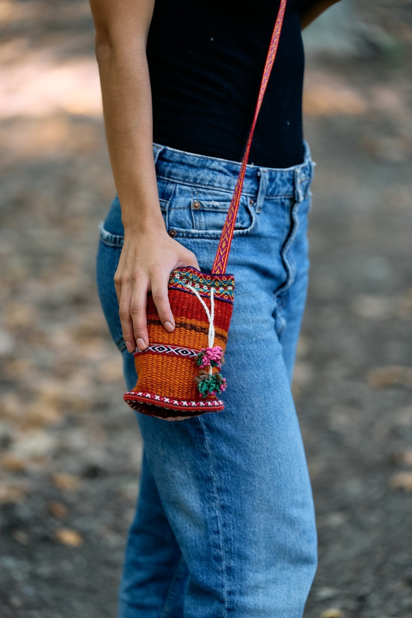Peruvian mini crossbody bag