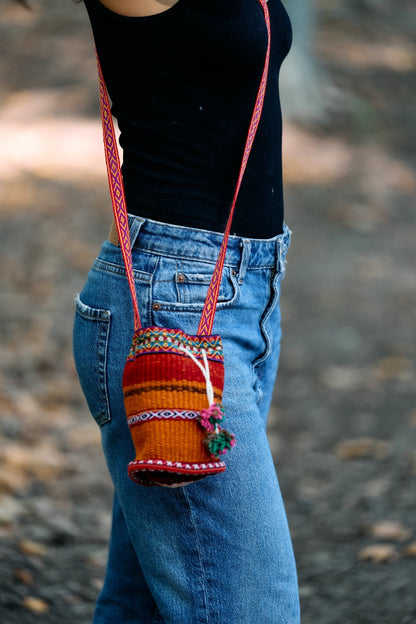 Peruvian mini crossbody bag