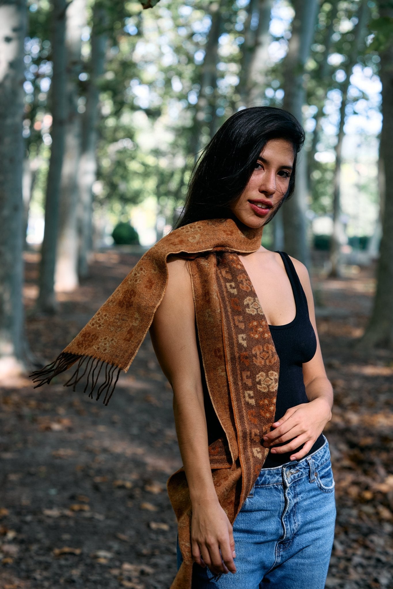 Handcrafted Peruvian 100% Baby Alpaca Shawl KUNA