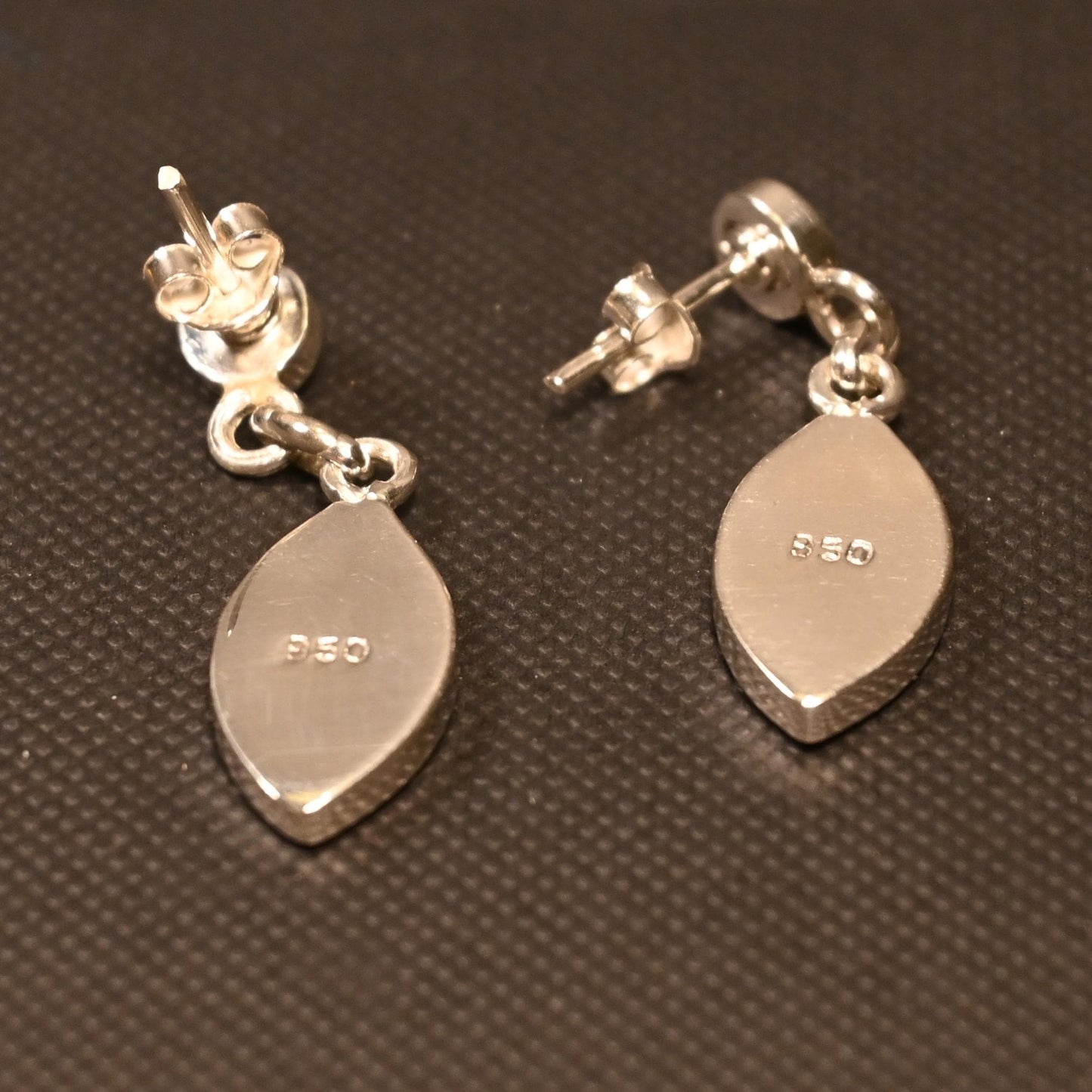 Coca Leaf Earrings 950 Silver