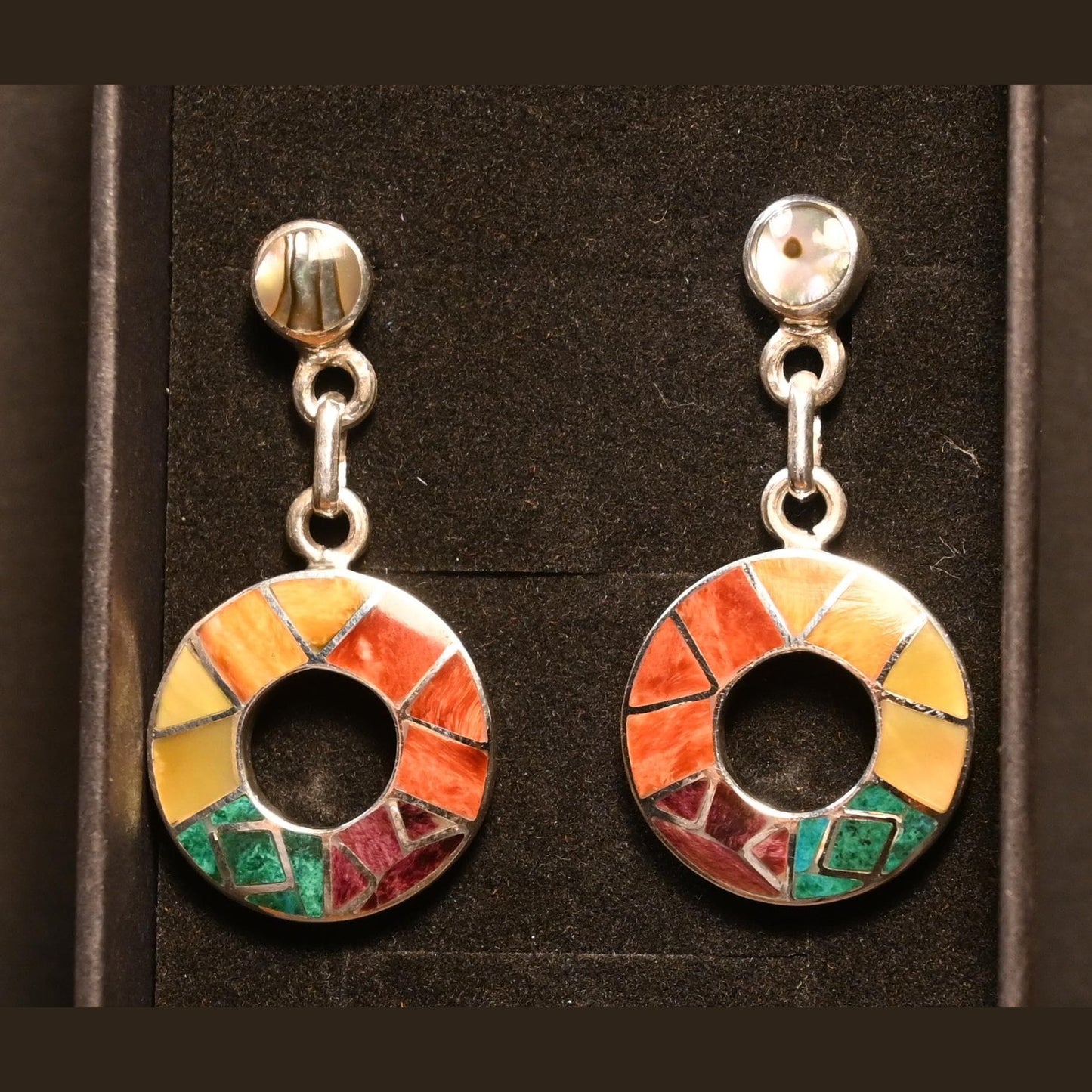 Geometric Earrings Silver 950