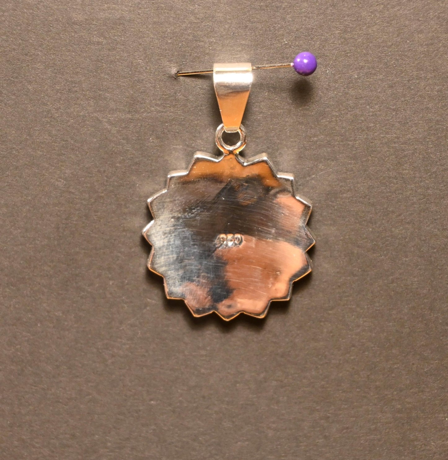 Gardenia Flower Pendant Silver 950