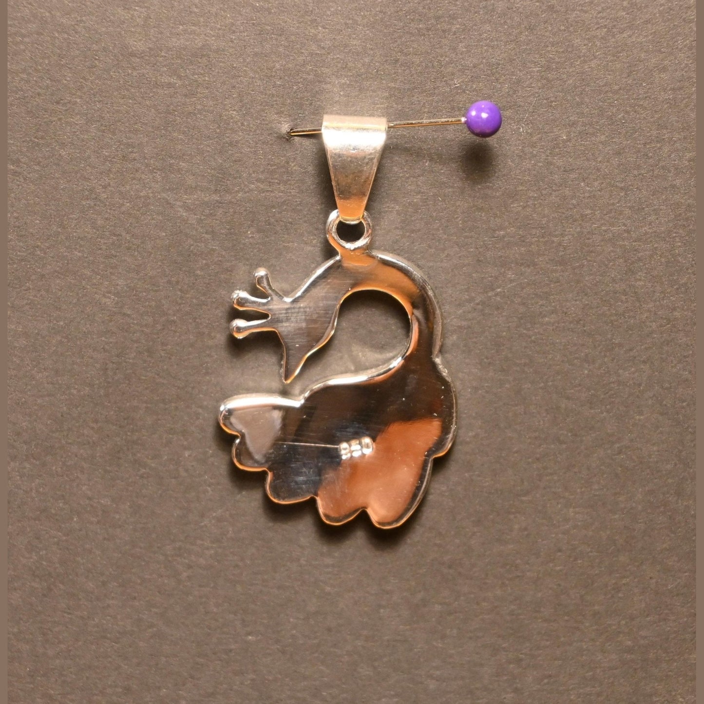 Pfauenanhänger aus 950er Silber