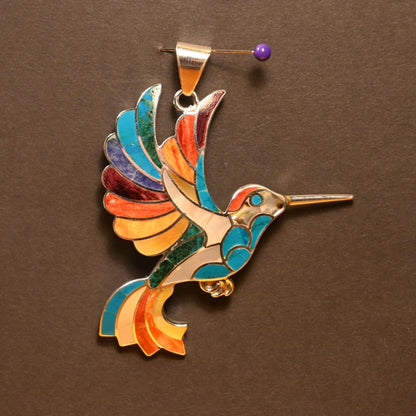 Hummingbird Pendant Silver 950