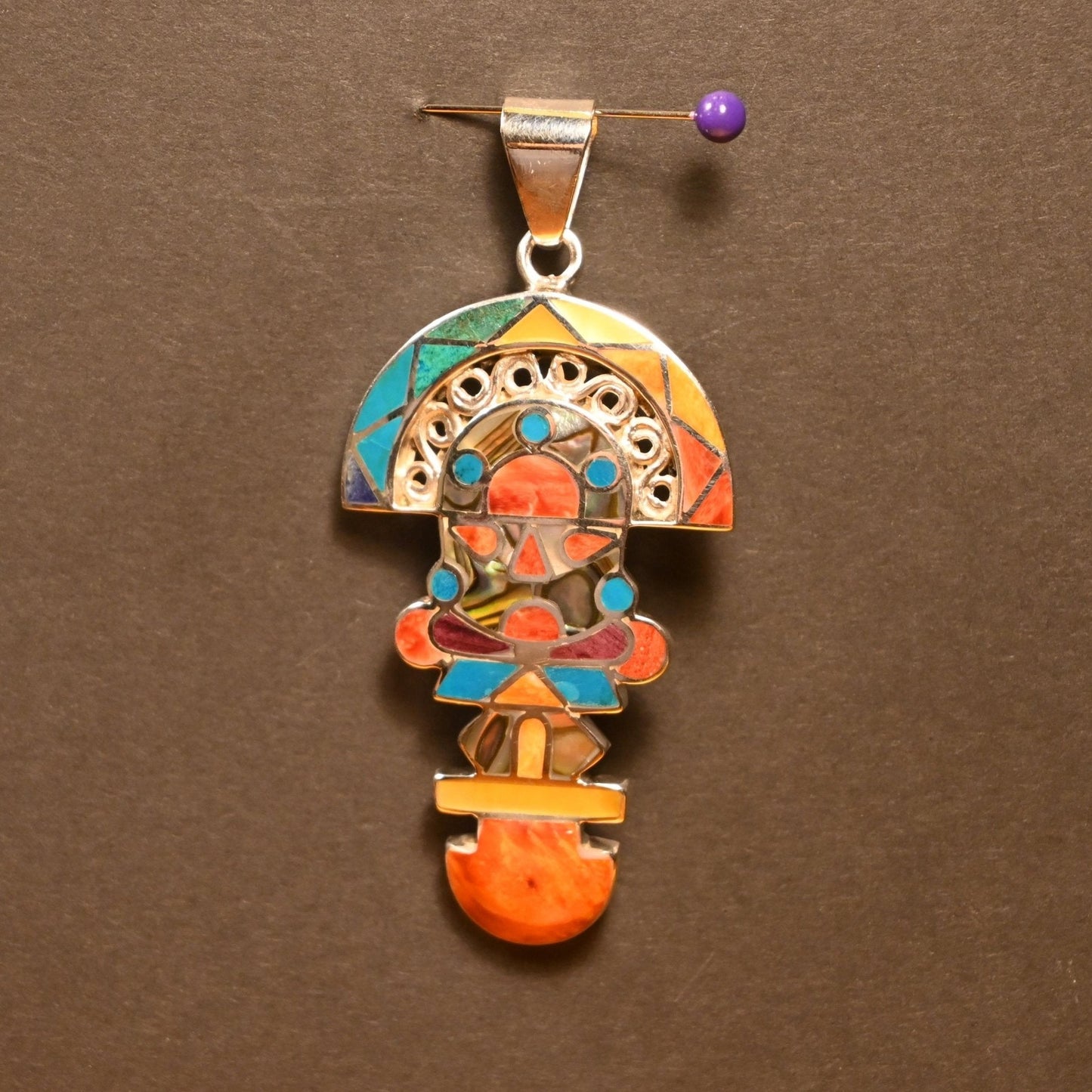 Tumi Pendant Knife Silver 950