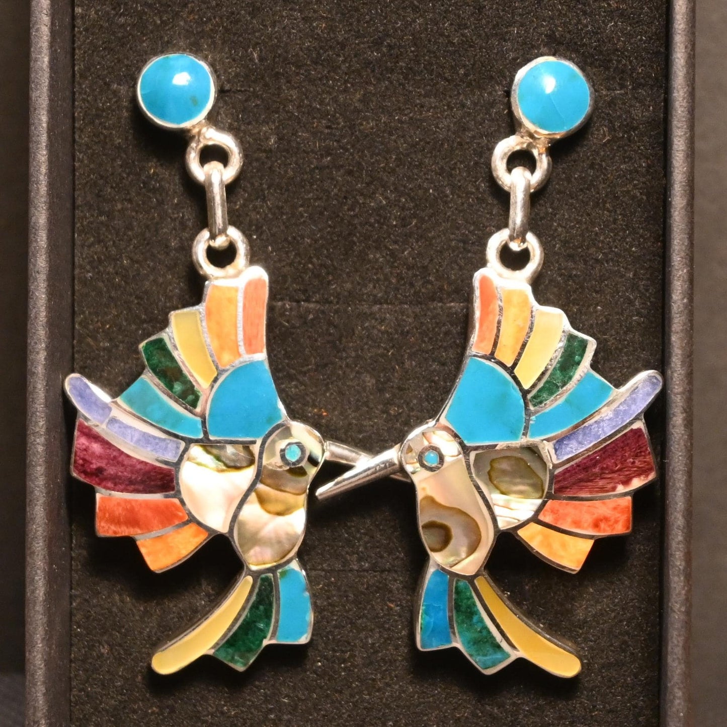 Pendientes Colibrí Plata 950