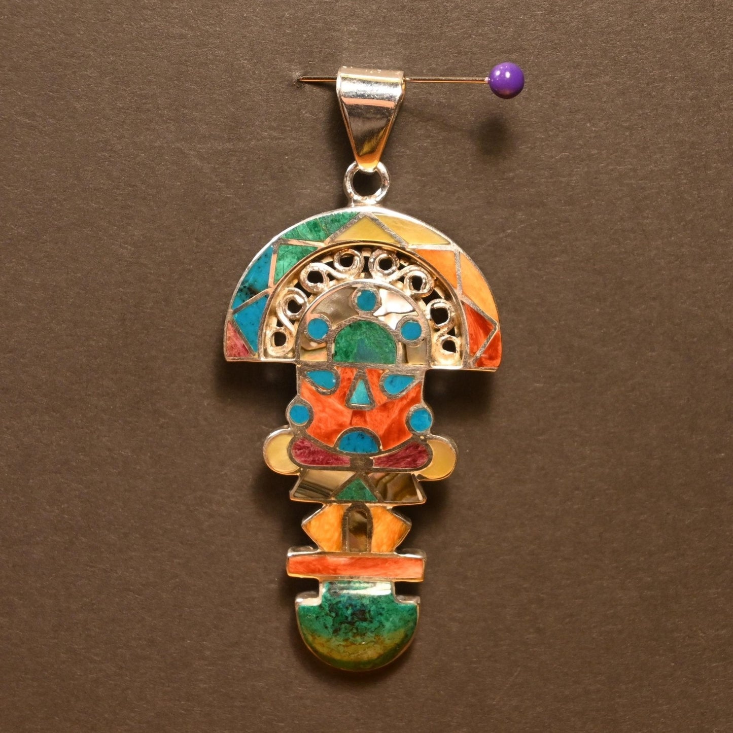 Tumi Pendant Knife Silver 950